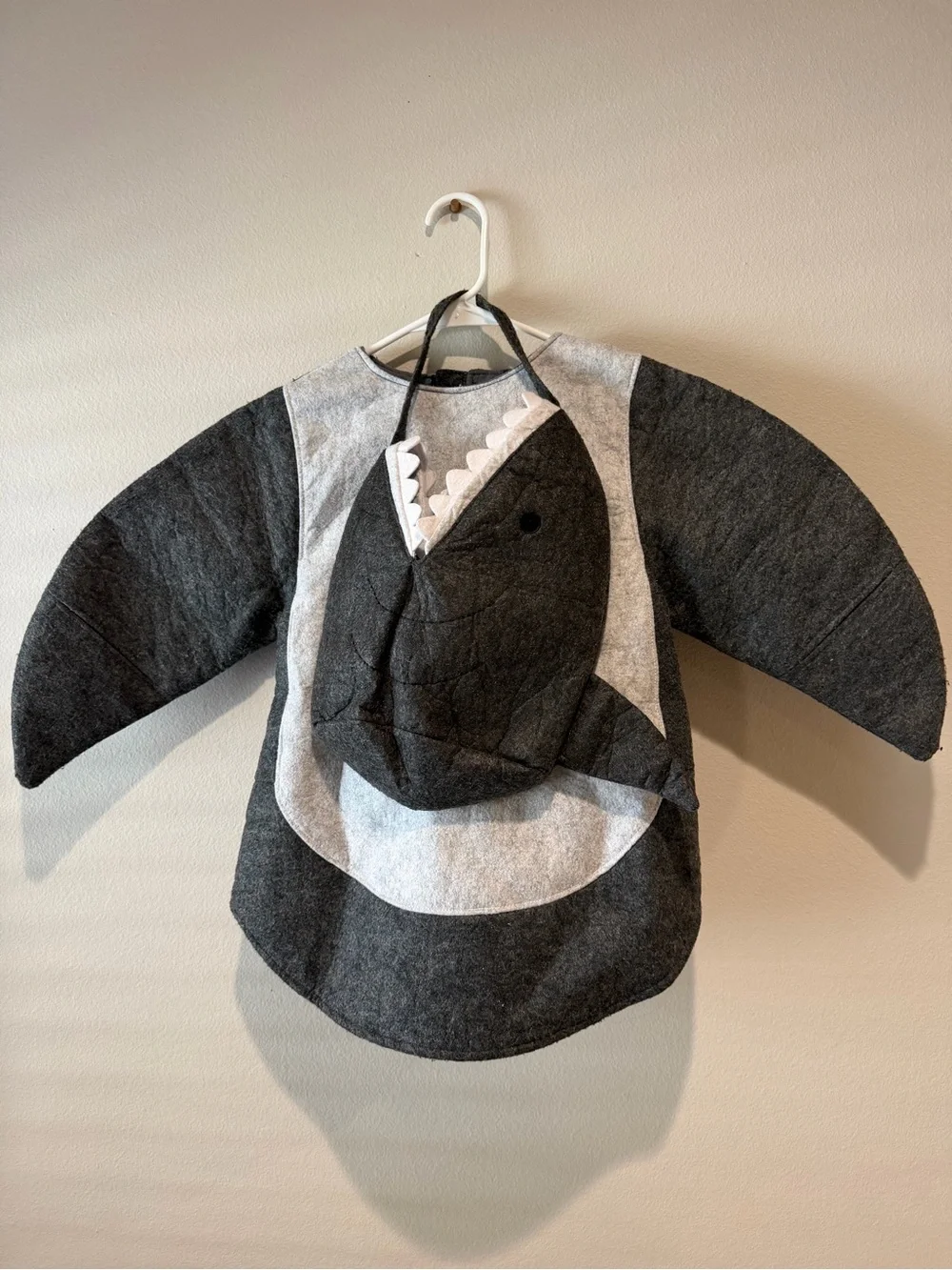 Pottery Barn Kids Shark Costume & Treat bag